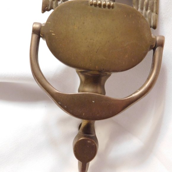 Vintage Architectural Brass Eagle Door Knocker - Picture 3 of 4